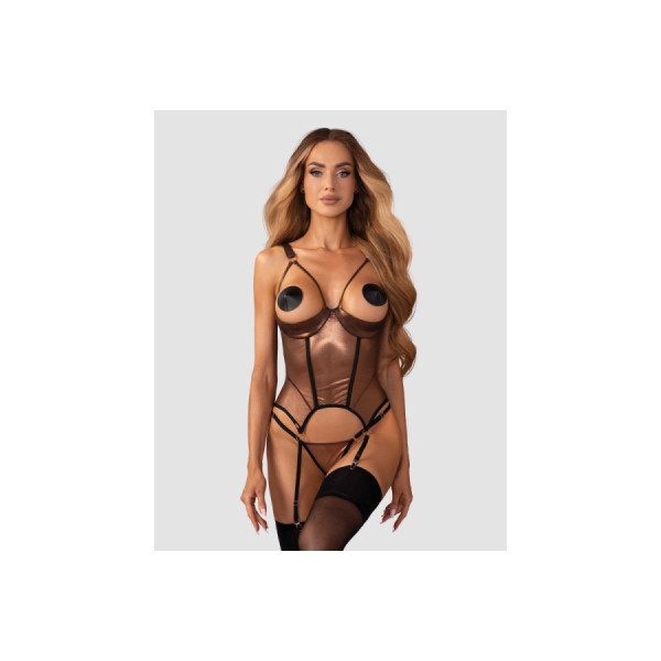 Soranna corset et string ouverts